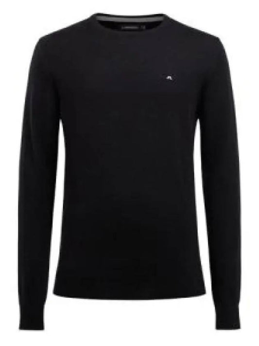 Men's Lyle True Merino Sweater Black - J.LINDEBERG - BALAAN 2