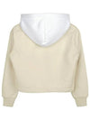 Eggshell Ck Logo Hoodie Beige - CALVIN KLEIN - BALAAN 3