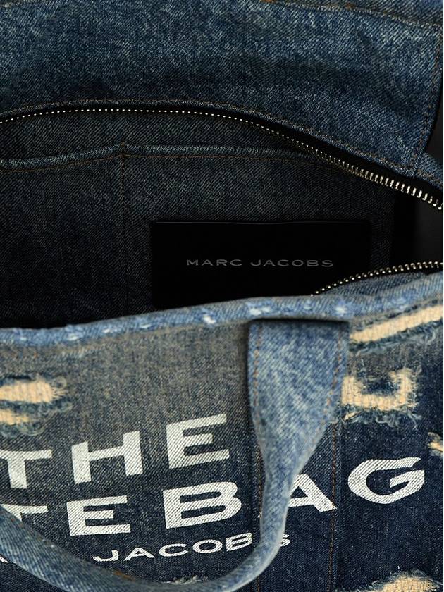 Marc Jacobs 'The Rip And Repair Denim Medium Tote' Shopping Bag - MARC JACOBS - BALAAN 4