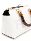 By The Way Small Leather Tote Bag White - FENDI - BALAAN 3