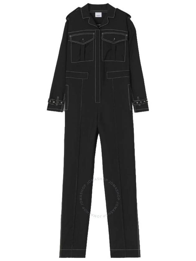 Burberry Long Sleeve Mohair Wool Jumpsuit Brand Size 4 US Size 2 - BURBERRY - BALAAN 1