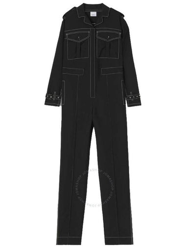 Burberry Long Sleeve Mohair Wool Jumpsuit Brand Size 4 US Size 2 - BURBERRY - BALAAN 1