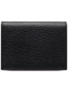 Salvatore Revival Gancini Bicolor Card Wallet Black - SALVATORE FERRAGAMO - BALAAN 5