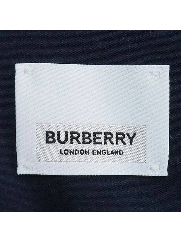 8066765 Navy color cotton blend men s shirt XXL - BURBERRY - BALAAN 4