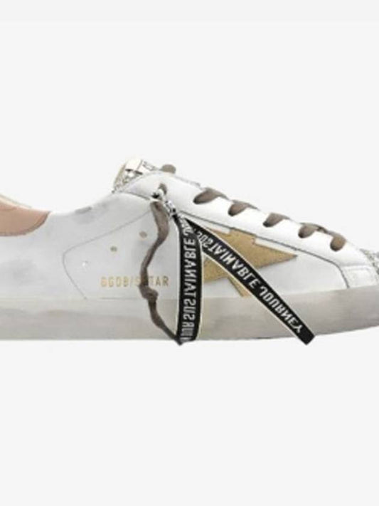 Platinum Glitter Toe Leather Low Top Sneakers White - GOLDEN GOOSE - BALAAN 2