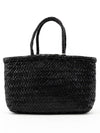 Mini Flat Gorra Tote Bag Black 8809BLACK - DRAGON DIFFUSION - BALAAN 4