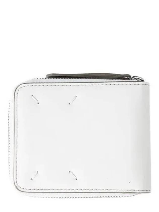 Stitch Zipper Half Wallet White - MAISON MARGIELA - BALAAN 2