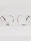 Titanium glasses frame MM5062D 028 round gold - MAX MARA - BALAAN 3