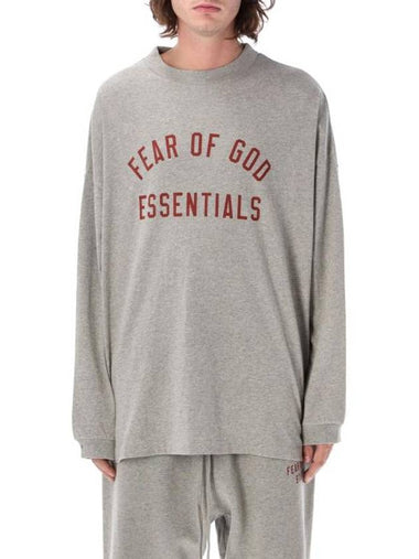 Jersey Long Sleeve T Shirt Dark Heather - FEAR OF GOD - BALAAN 1