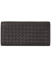 Intrecciato Continental Long Wallet Espresso - BOTTEGA VENETA - BALAAN 3