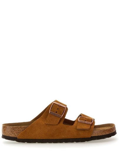 Arizona SFB Suede Slippers Mink - BIRKENSTOCK - BALAAN 2