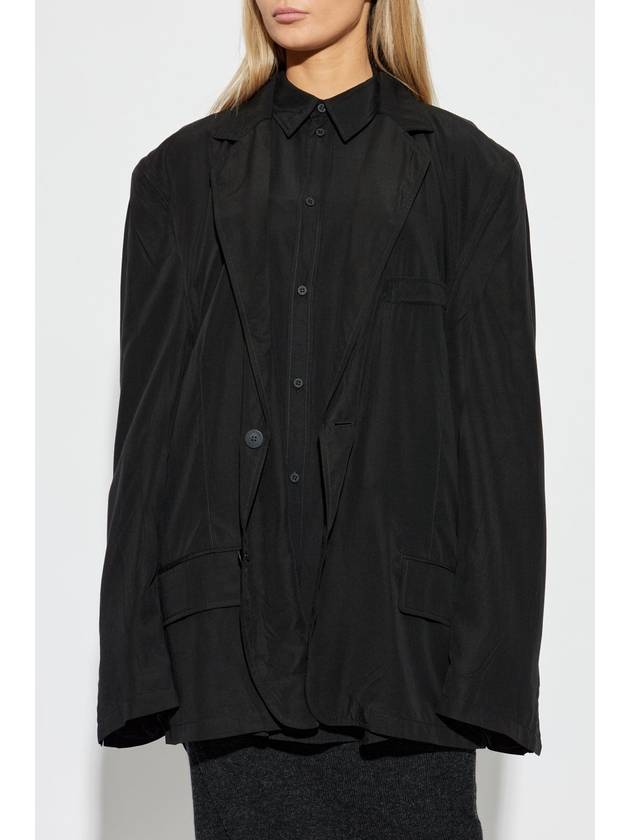 Balenciaga Blazer In Oversize Style, Unisex, Black - BALENCIAGA - BALAAN 3