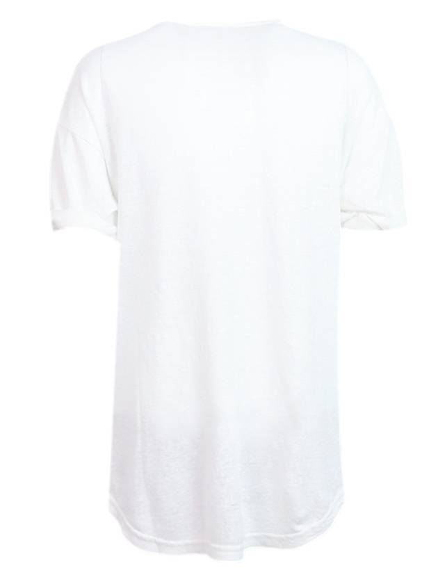 Coldy Linen Women's Short Sleeve TShirt TS0004FA A1N10E PKWH - ISABEL MARANT - BALAAN 2