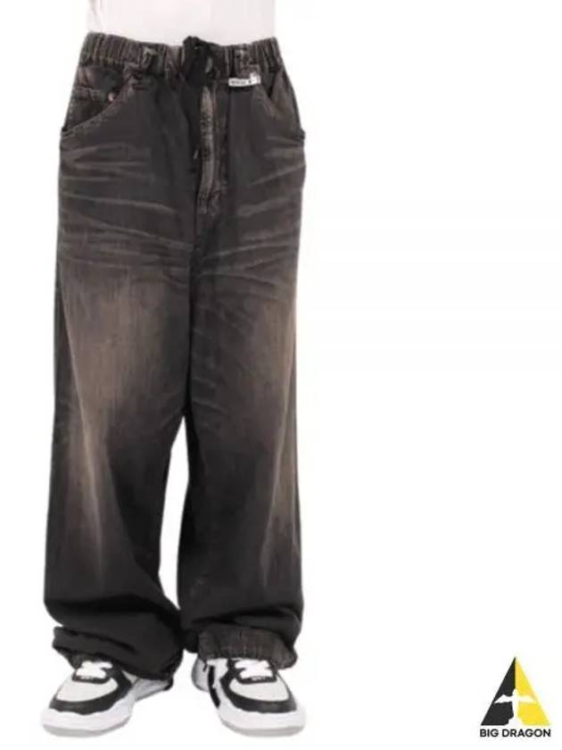 J13PT123 BLACK light denim wide pants - MIHARA YASUHIRO - BALAAN 1