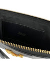 Mini Leather Clutch Bag Black - VERSACE - BALAAN 8