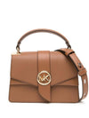 Greenwich Mini Leather Cross Bag Brown - MICHAEL KORS - BALAAN 1