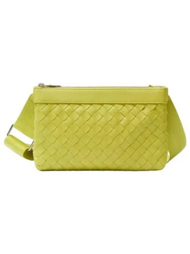 Classic Intrecciato Cross Bag Kiwi - BOTTEGA VENETA - BALAAN 1