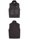 Wappen Patch Ripstone Nylon Padding Vest Black - STONE ISLAND - BALAAN 5