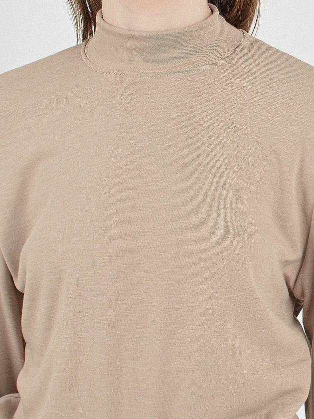 Essential Wool Half Neck Knit Beige - CHANCE'S NOI - BALAAN 5