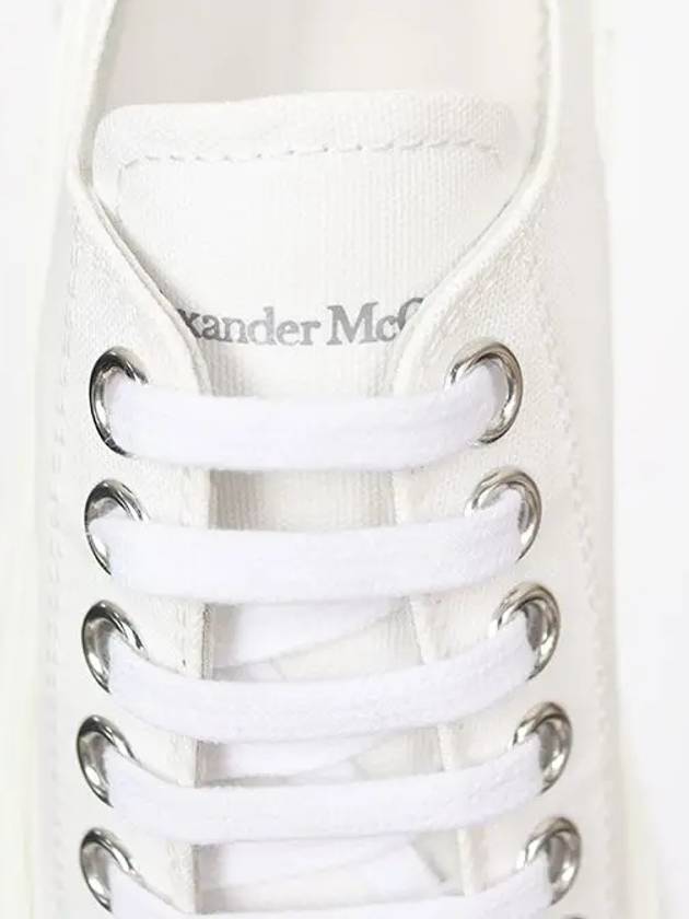 Tread Slick Low Top Sneakers White - ALEXANDER MCQUEEN - BALAAN 4