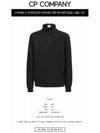 Lens Wappen Half Zip Sweatshirt Black - CP COMPANY - BALAAN 3