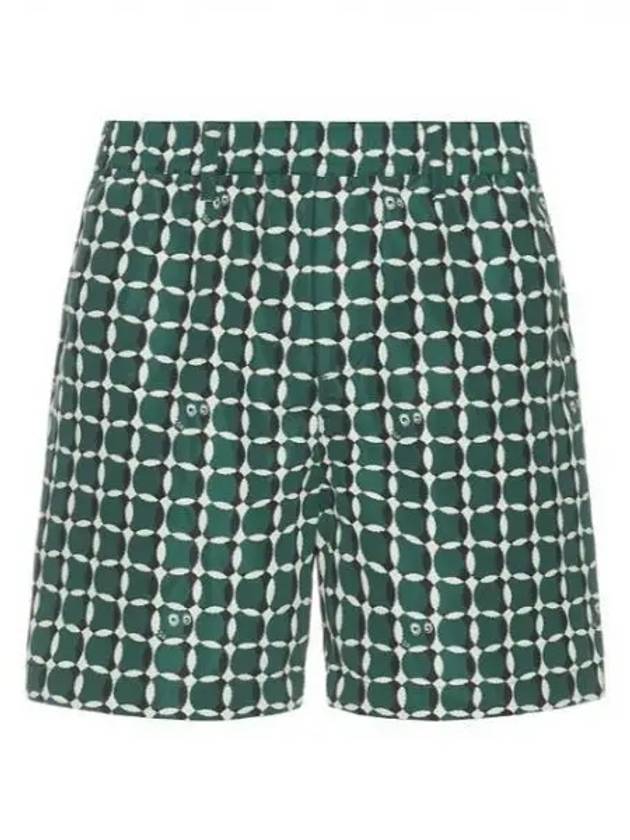 Lattice Nylon Short Green - MALBON GOLF - BALAAN 2