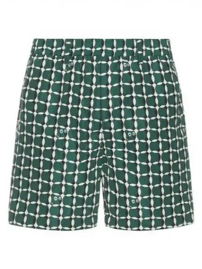 Lattice Nylon Short Green - MALBON GOLF - BALAAN 2