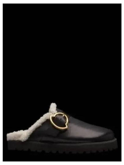 Leather Bell Mules Black - MONCLER - BALAAN 2