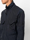 Chrome R Lens Wappen Overshirt Zip-Up Jacket Navy - CP COMPANY - BALAAN 3