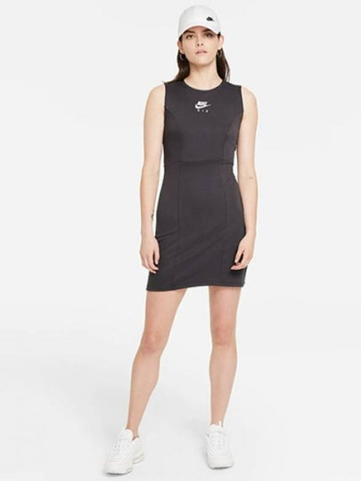 Women's Air Sleeveless Short Dress Black - NIKE - BALAAN 2