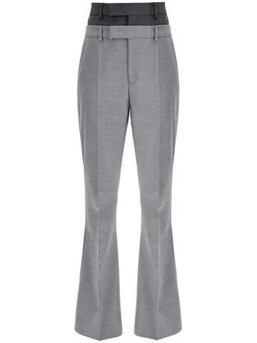 layered effect flared pants - MAX MARA SPORTMAX - BALAAN 1