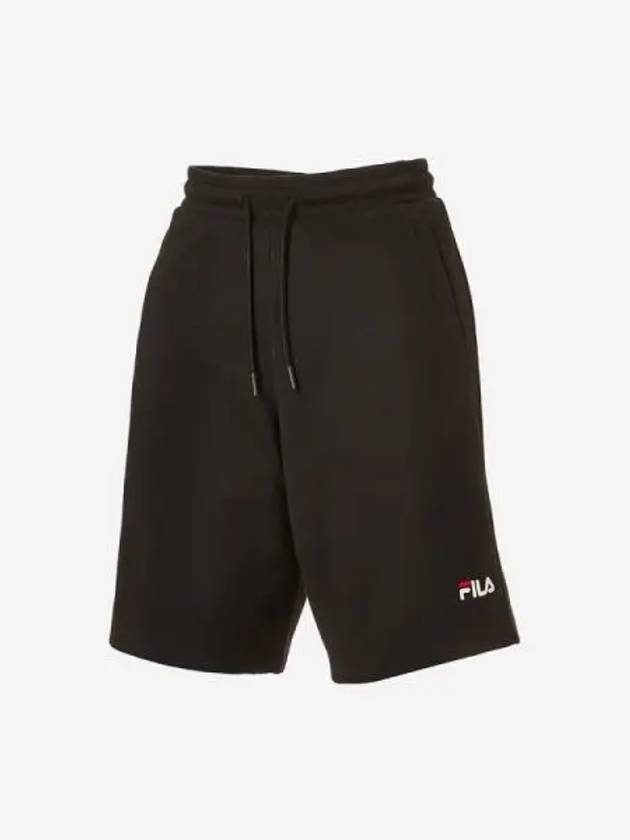 Men s Basic Terry Shorts Pants BLK - FILA - BALAAN 1