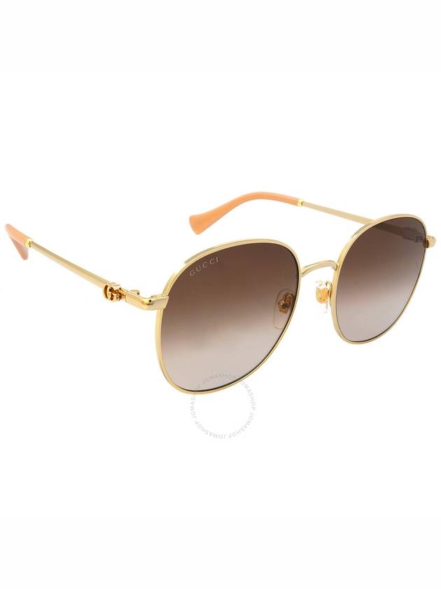 Eyewear Round Frame Sunglasses Brown - GUCCI - BALAAN 3