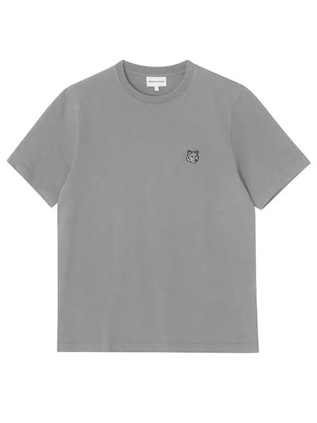 Bold Fox Head Patch Comfort Short Sleeve T-Shirt Grey - MAISON KITSUNE - BALAAN 3