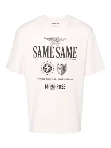 Martine Rose Graphic Print Cotton T Shirt 270728 - MARTINE ROSE - BALAAN 1