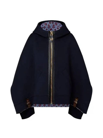 Cape Zip-Up Hoodie Navy - LOUIS VUITTON - BALAAN 1