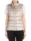 Giulia Slim Fit Down Padded Vest Grey - HERNO - BALAAN 2