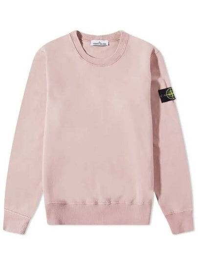 Wappen Patch Crew Neck Sweatshirt Rose Quartz - STONE ISLAND - BALAAN 2