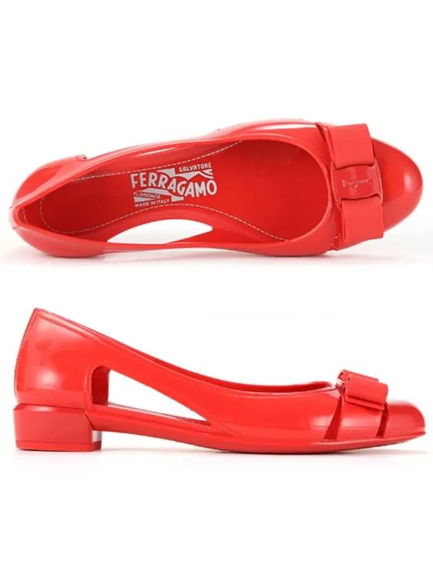 Women’s Varina Bellet Flats Red - SALVATORE FERRAGAMO - BALAAN 6