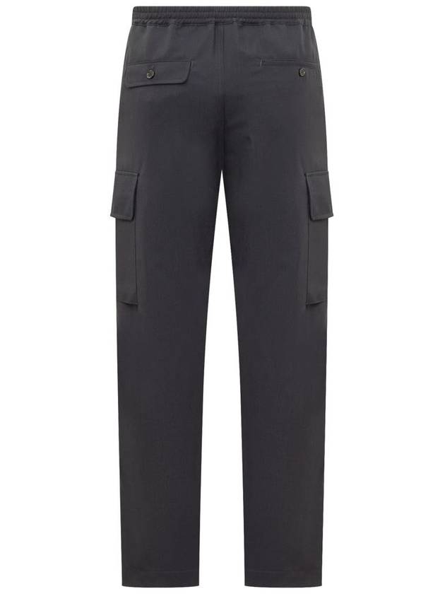 Drawstring Cargo Straight Pant Blue - MARNI - BALAAN 3