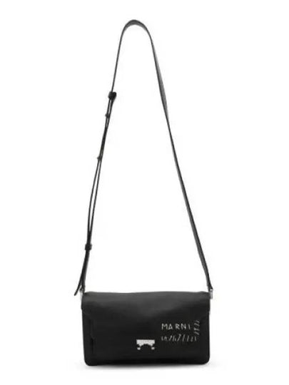 Trunk Soft East West Shoulder Bag Black - MARNI - BALAAN 2