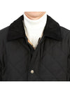 Quilted Thermoregulated Barn Jacket Black - BURBERRY - BALAAN 10