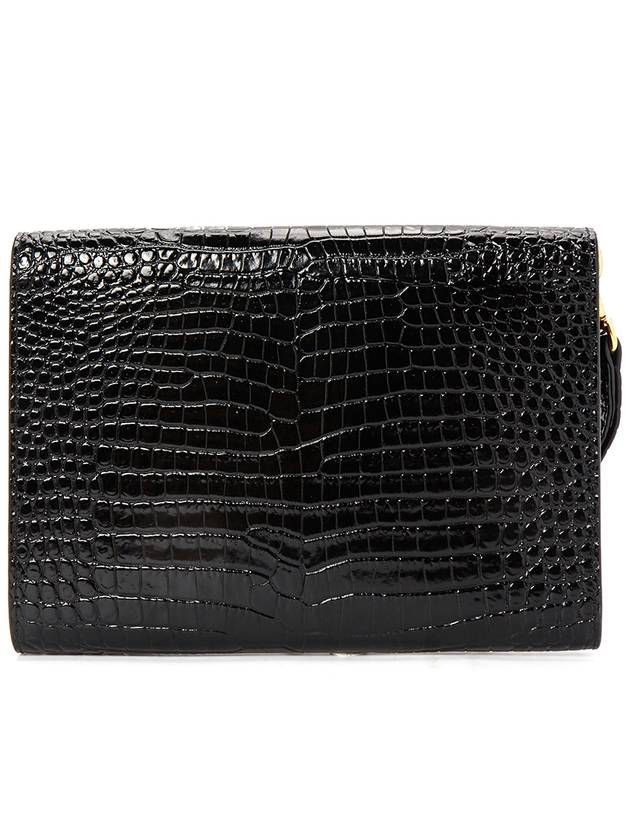 Monogram Cassandra Clutch Bag Black - SAINT LAURENT - BALAAN 5