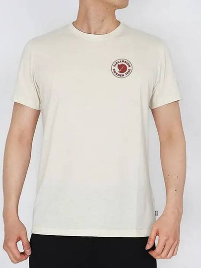 Men's 1960 Logo T Shirt Chalk White - FJALL RAVEN - BALAAN 2