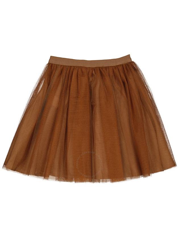 Bonpoint Girls Caramel Supple Tulle Skirt, Size 10Y - BONPOINT - BALAAN 1