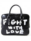 Girl Lettering Tote Bag Black - COMME DES GARCONS - BALAAN 1