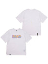 Mad Oversized Short Sleeve T Shirt White Melange - STIGMA - BALAAN 2