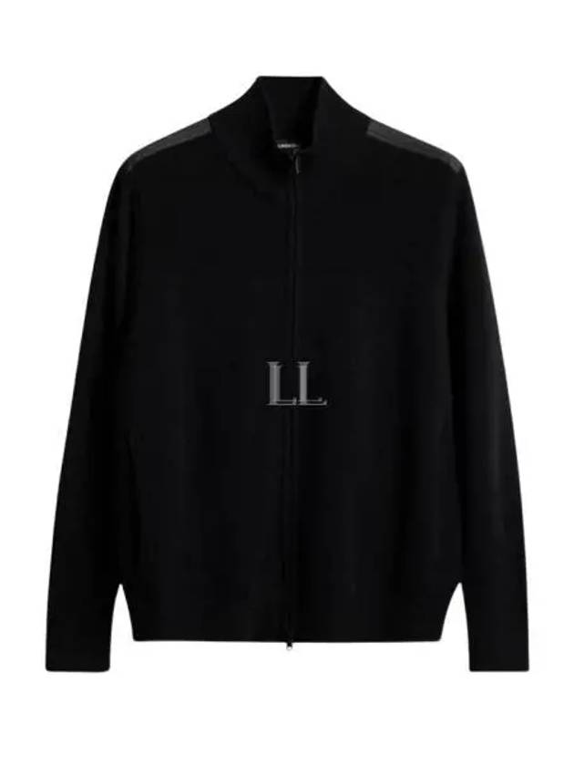 Men's Marty Hybrid Zip-Up Jacket Black - J.LINDEBERG - BALAAN 2