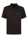 1020 Jersey Polo Shirt Black - CP COMPANY - BALAAN 3