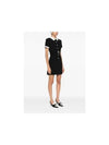 Self portrait crystal button decoration dress AW24 007S B BLACK - ETC - BALAAN 4